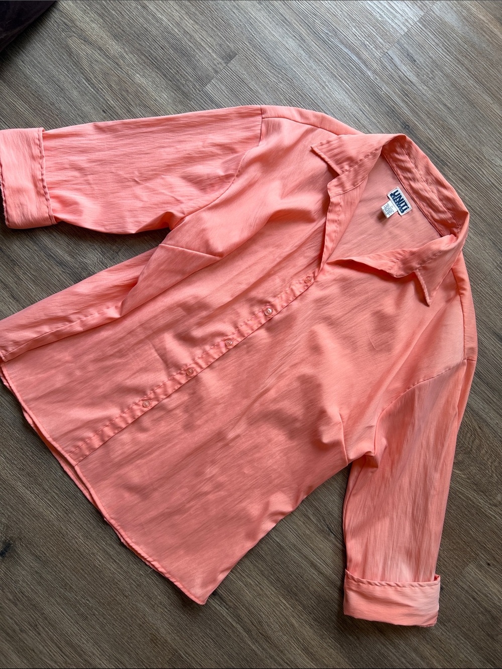 Coral Button-Down Shirt